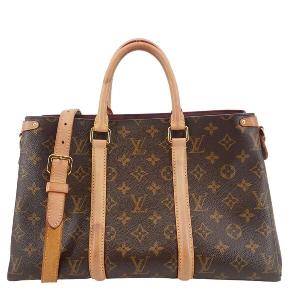 Louis Vuitton Soufflot MM Monogram Canvas Shoulder Bag Brown - Picture 1 of 16